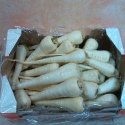 Caja con nabos largos